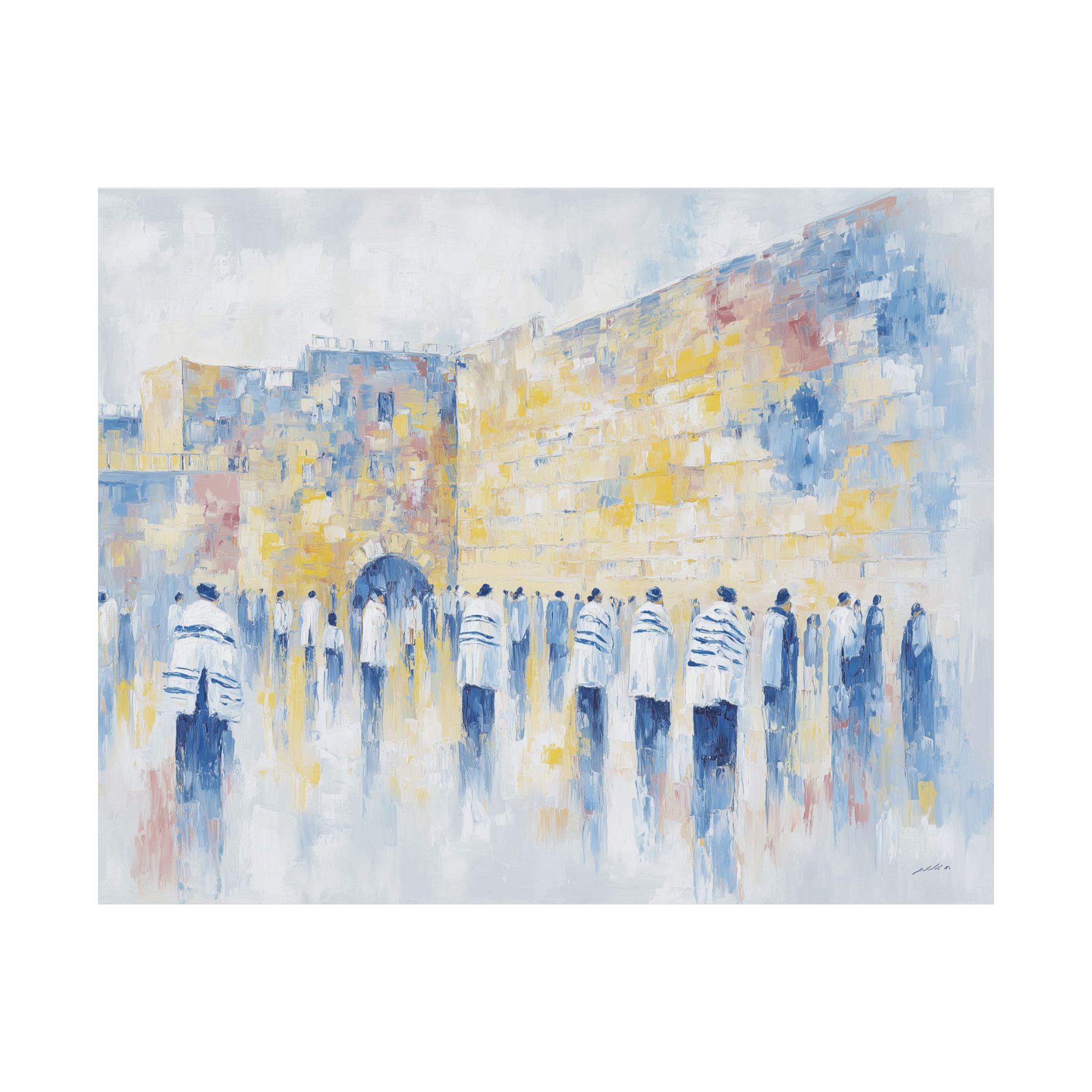 Western Wall Judaica Wall Art Canvas Painting