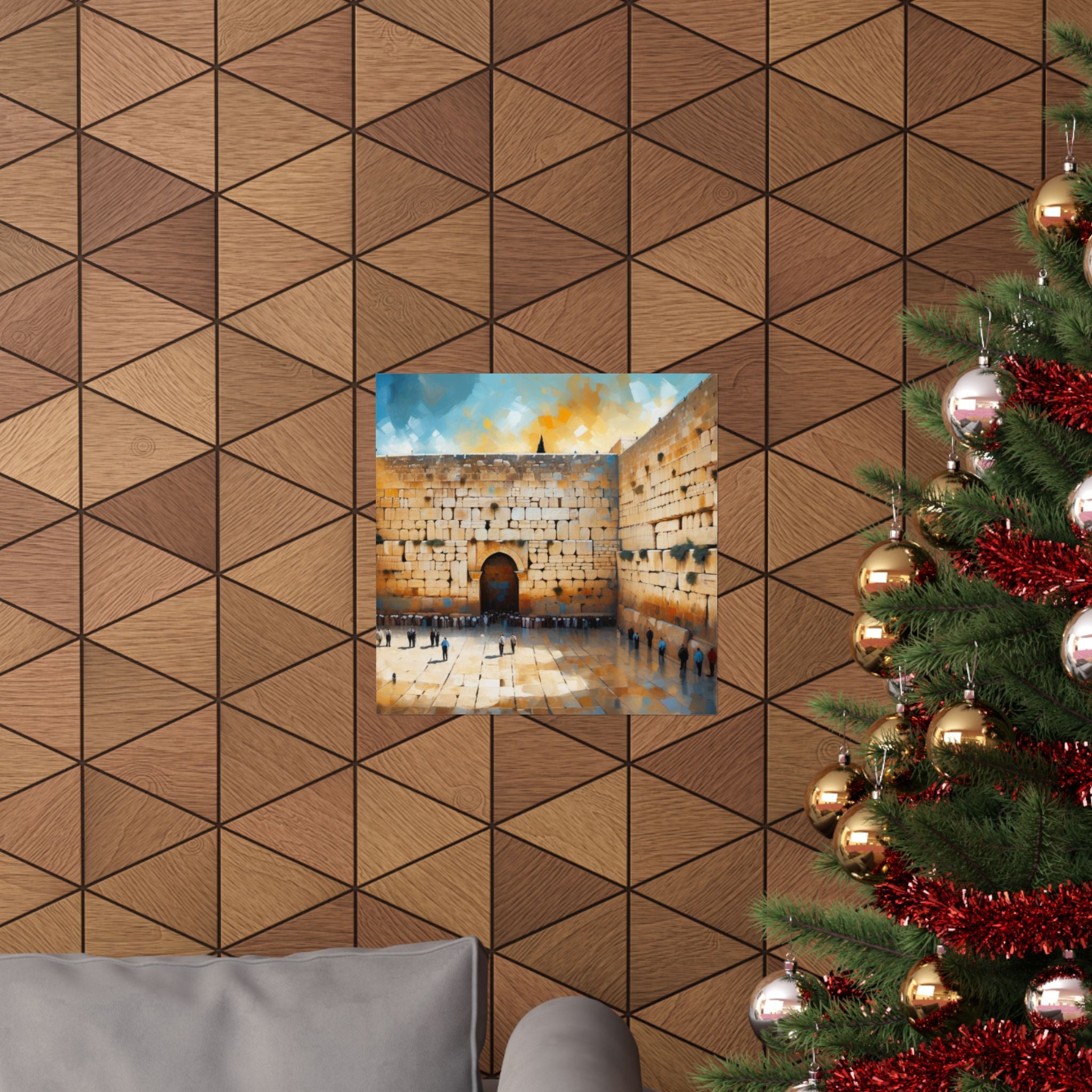 Kotel Oil Painting Print Poster The Western Wall Matte Vertical Posters