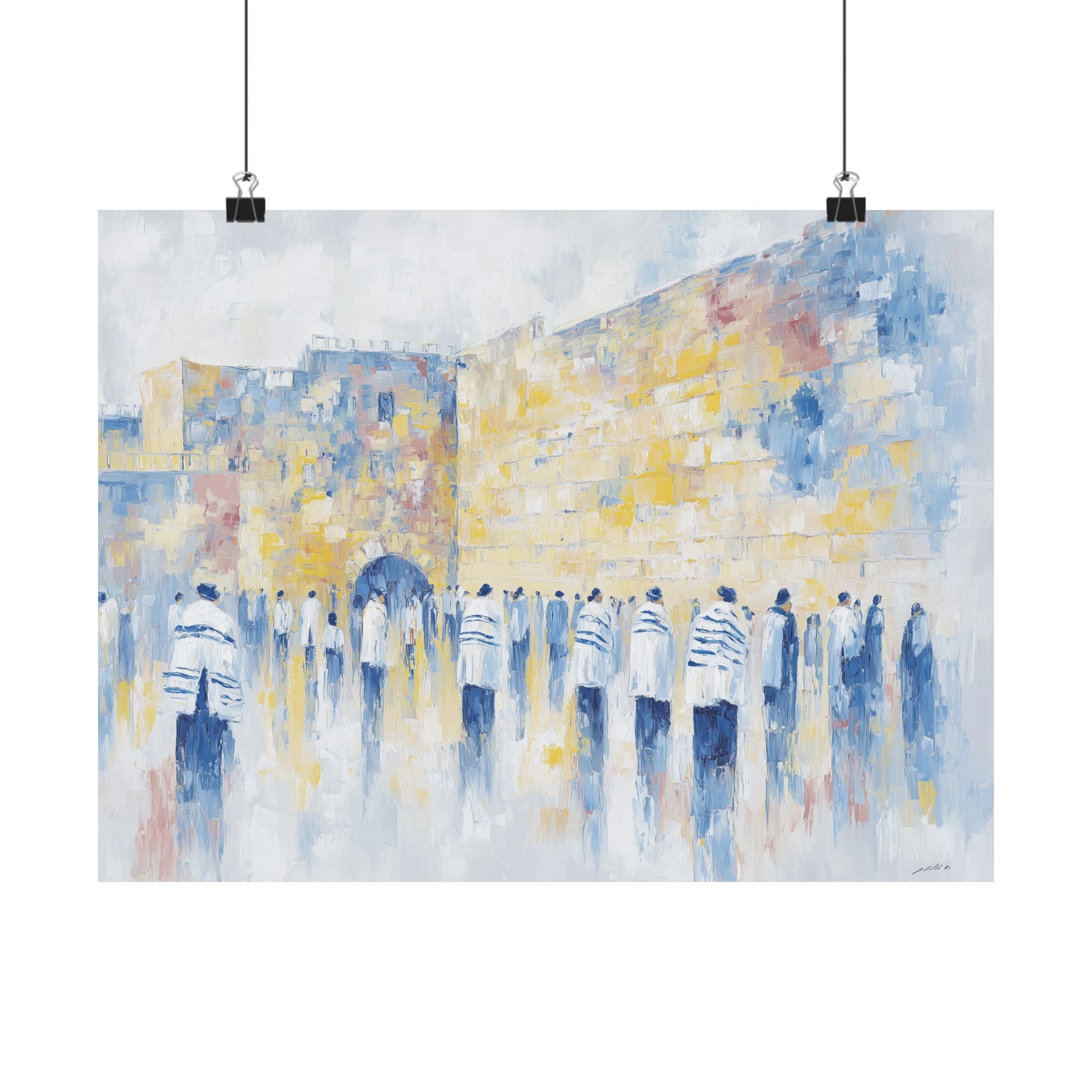 Western Wall Judaica Wall Art Canvas Painting