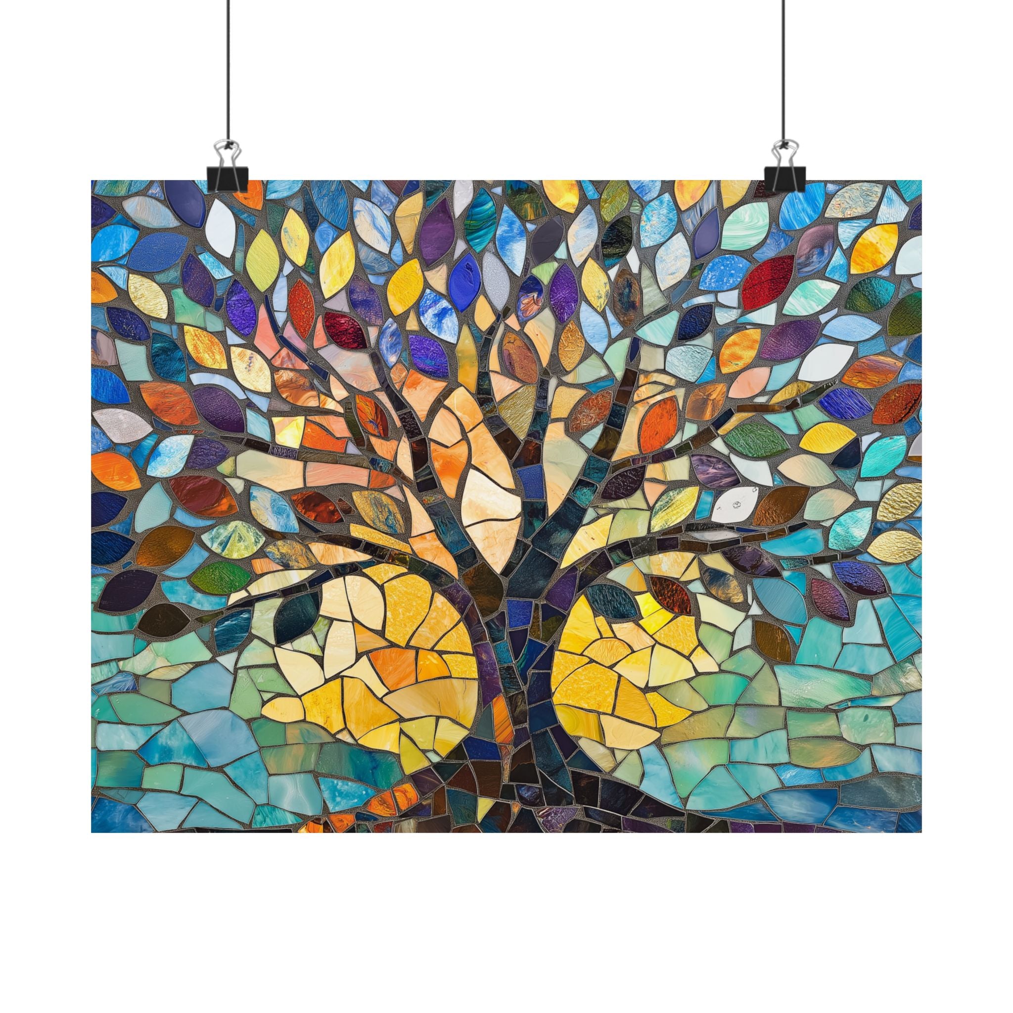 Tree Of Life Wall Art Print Judaica Poster Jewish Home Decor