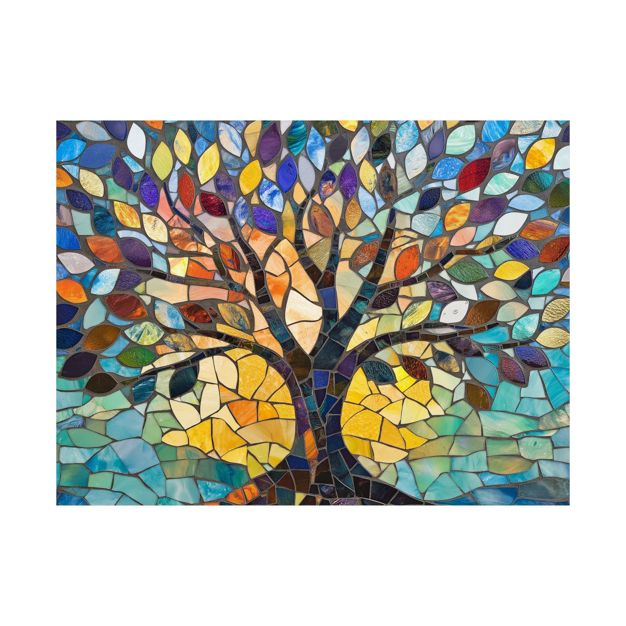 Tree Of Life Wall Art Print Judaica Poster Jewish Home Decor