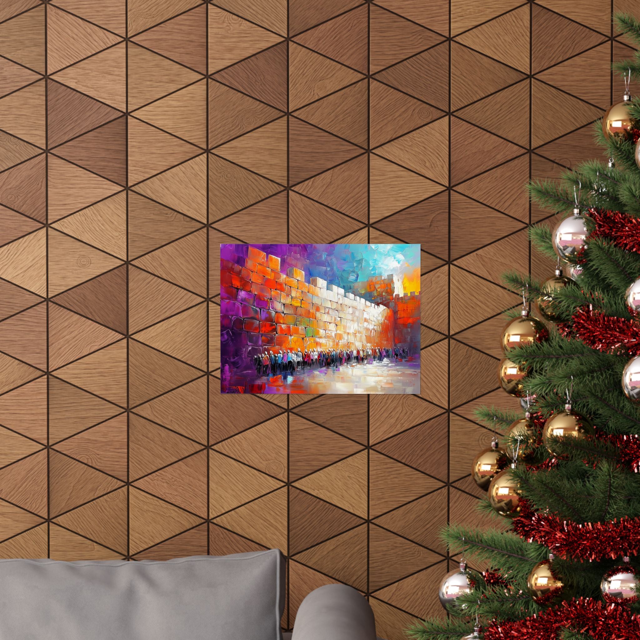 Western Wall Jerusalem Wall Art Print Kotel Painting