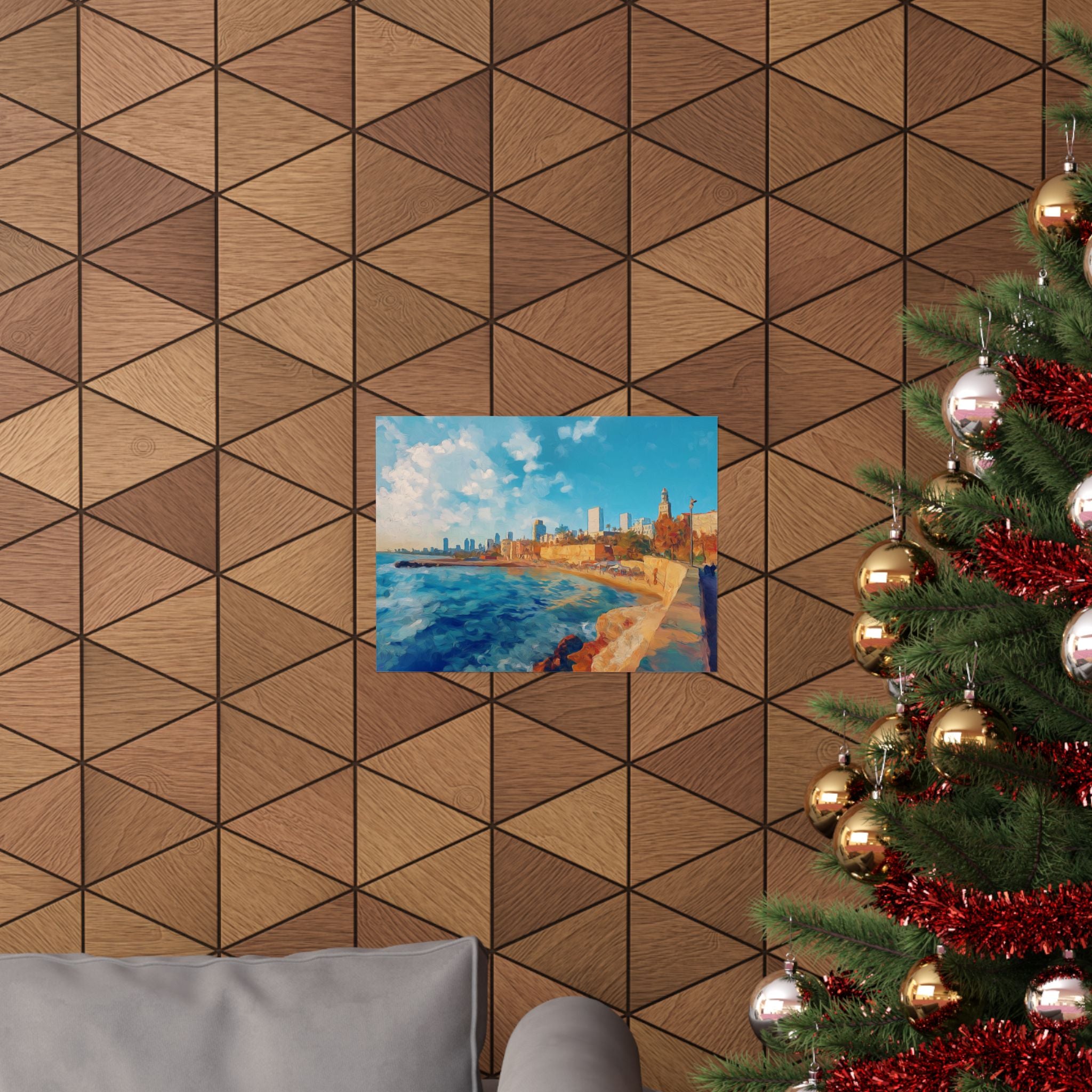 Judaica Wall Art Decor Tel Aviv Jaffa Wall Art Print