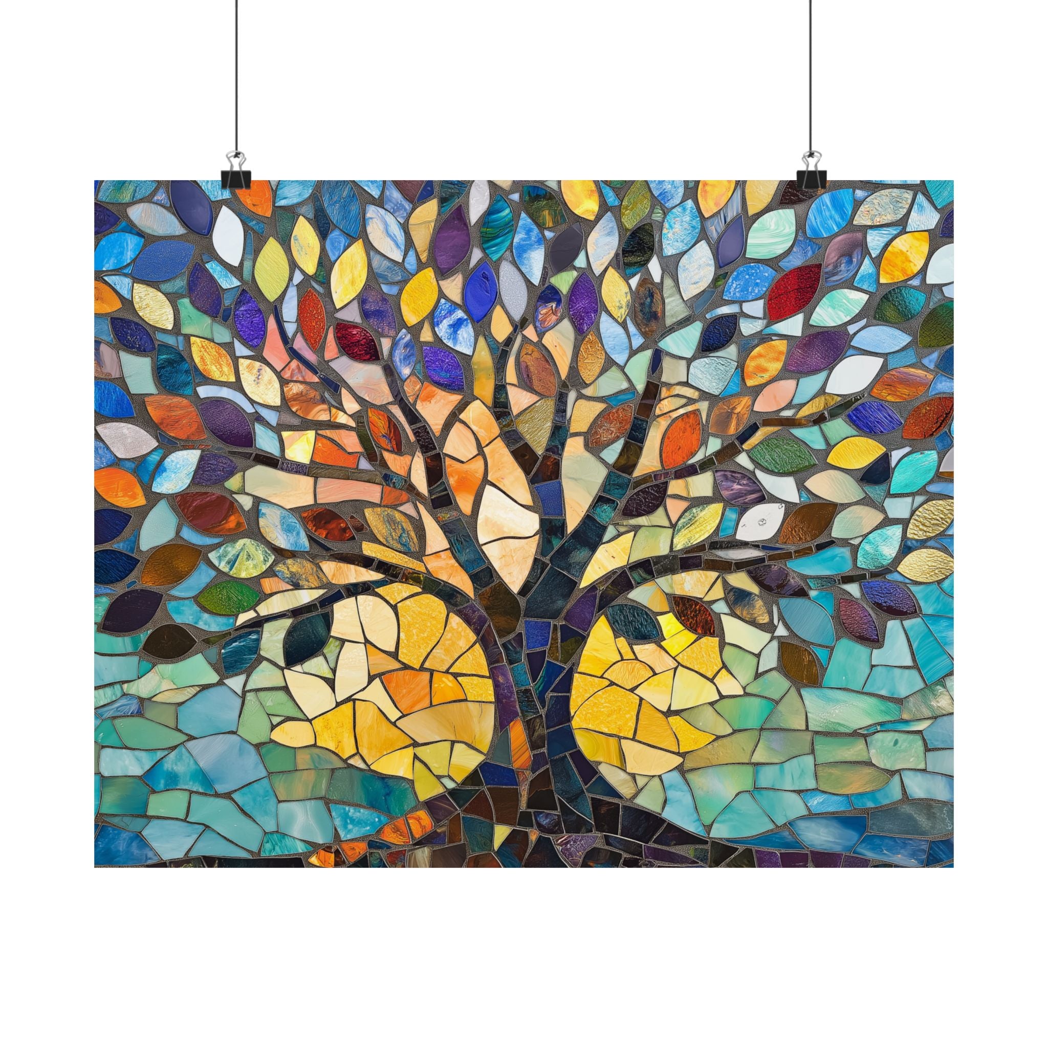 Tree Of Life Wall Art Print Judaica Poster Jewish Home Decor