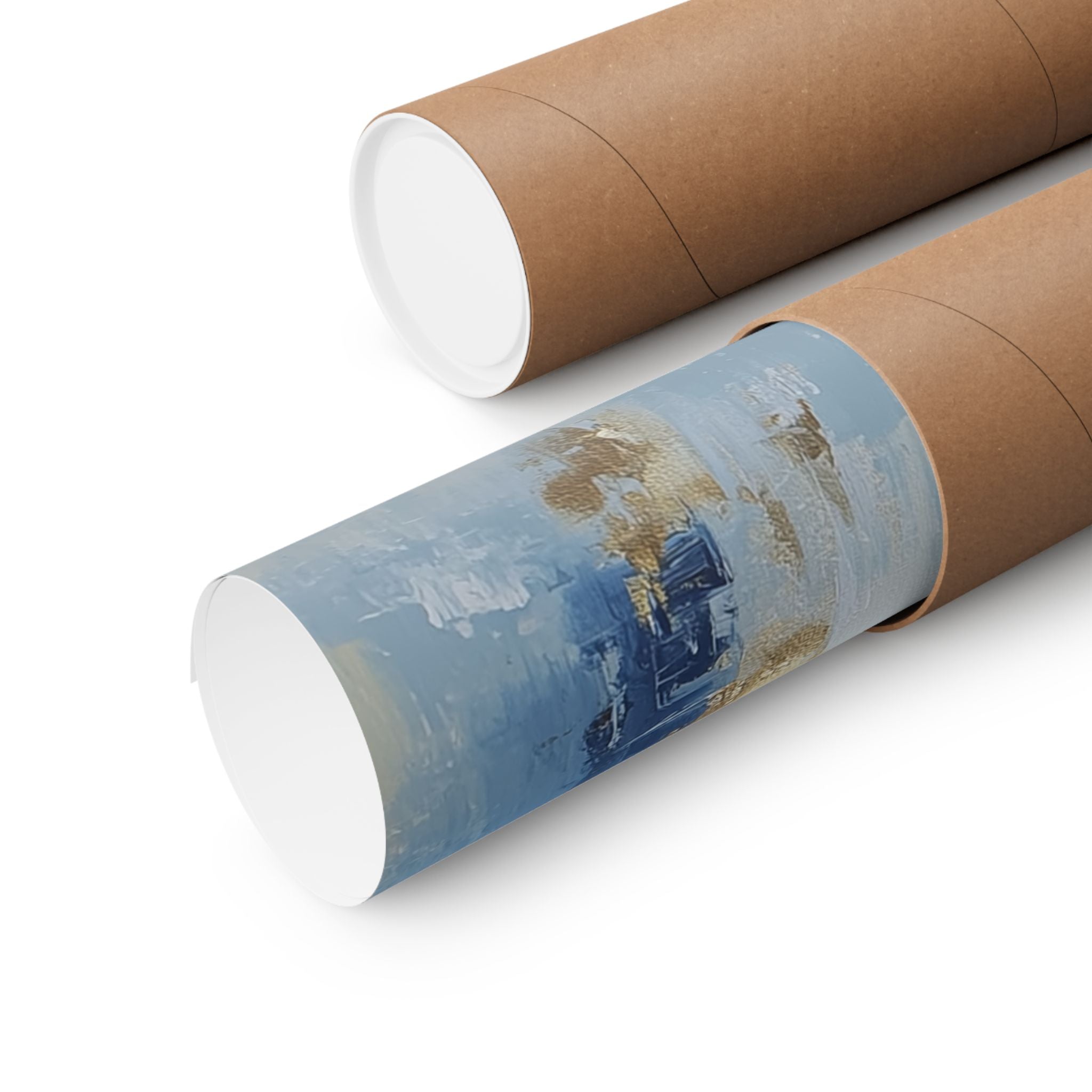 Blue Gold Jerusalem Judaica Wall Art Decor