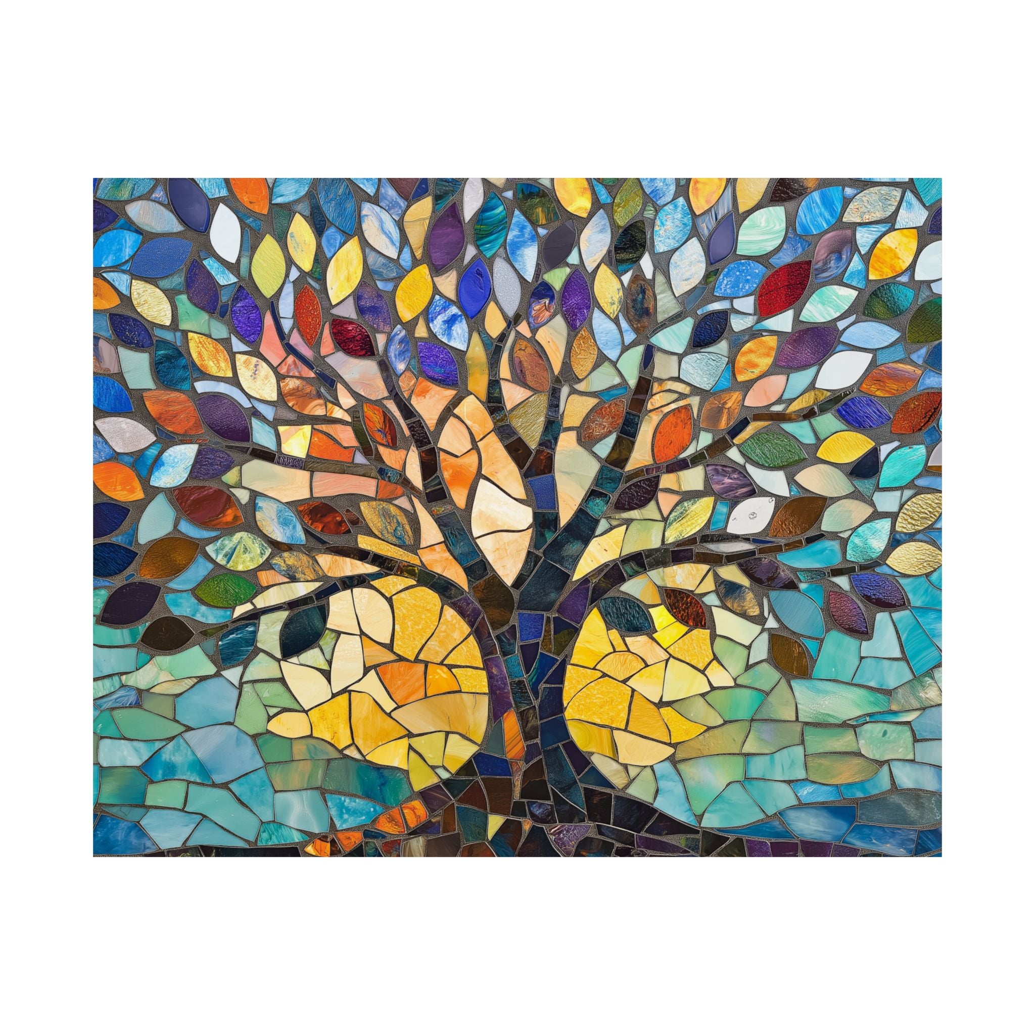Tree Of Life Wall Art Print Judaica Poster Jewish Home Decor