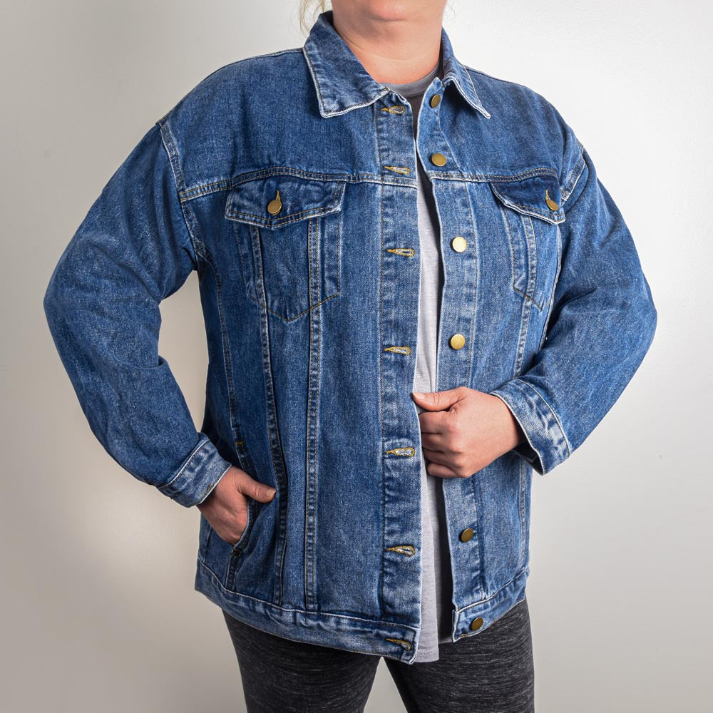We Will Dance Again Denim Jacket – October 7th Israel Solidarity Women's Jacket, Jewish Gift