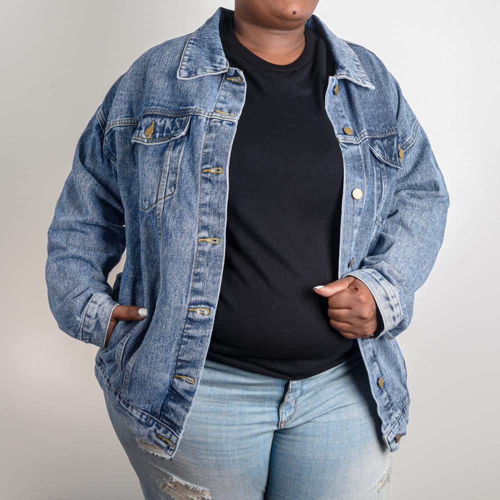 We Will Dance Again Denim Jacket – October 7th Israel Solidarity Women's Jacket, Jewish Gift