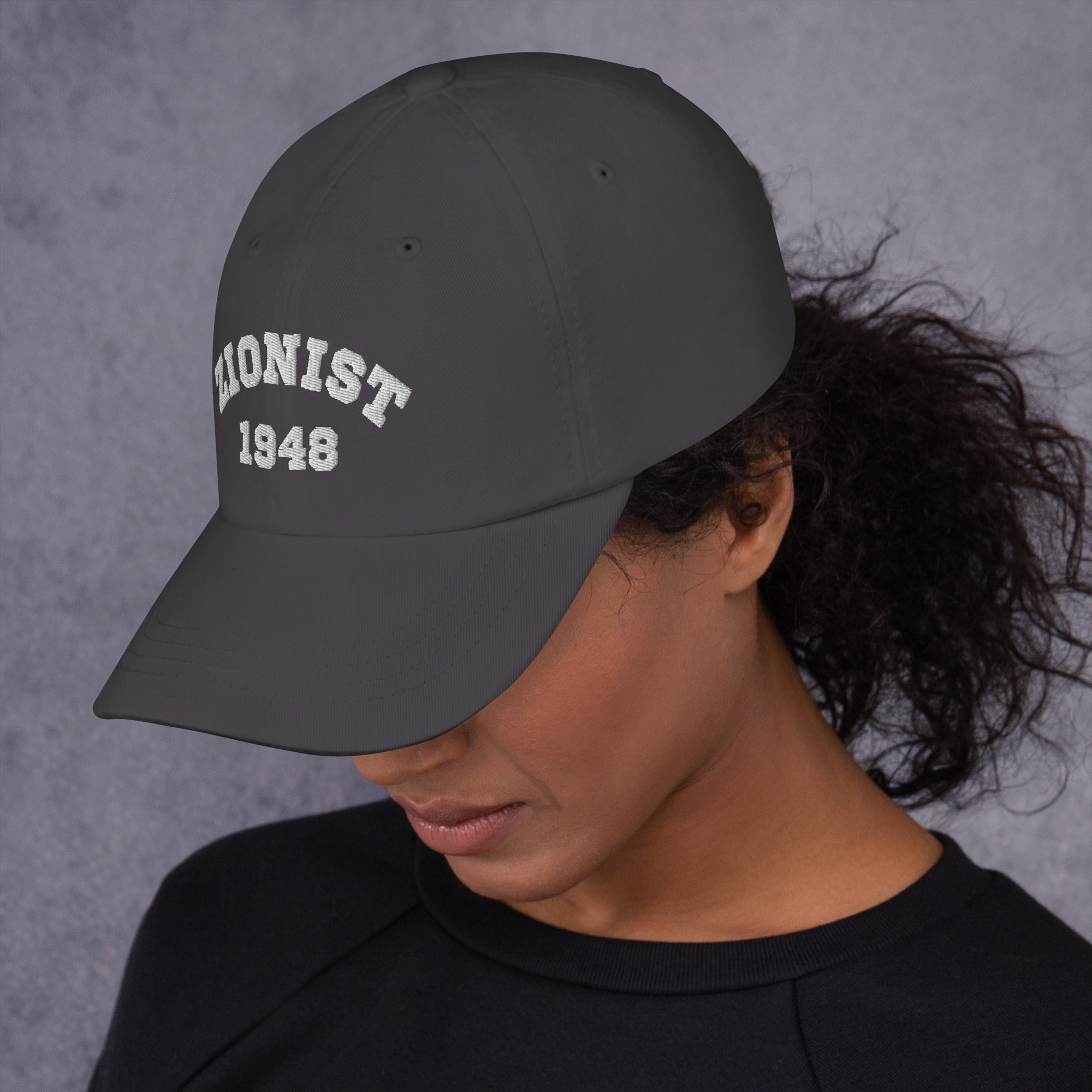 Zionist Dad Hat – Jewish Pride Cap, Israel Support Hat, Embroidered Judaica Accessory