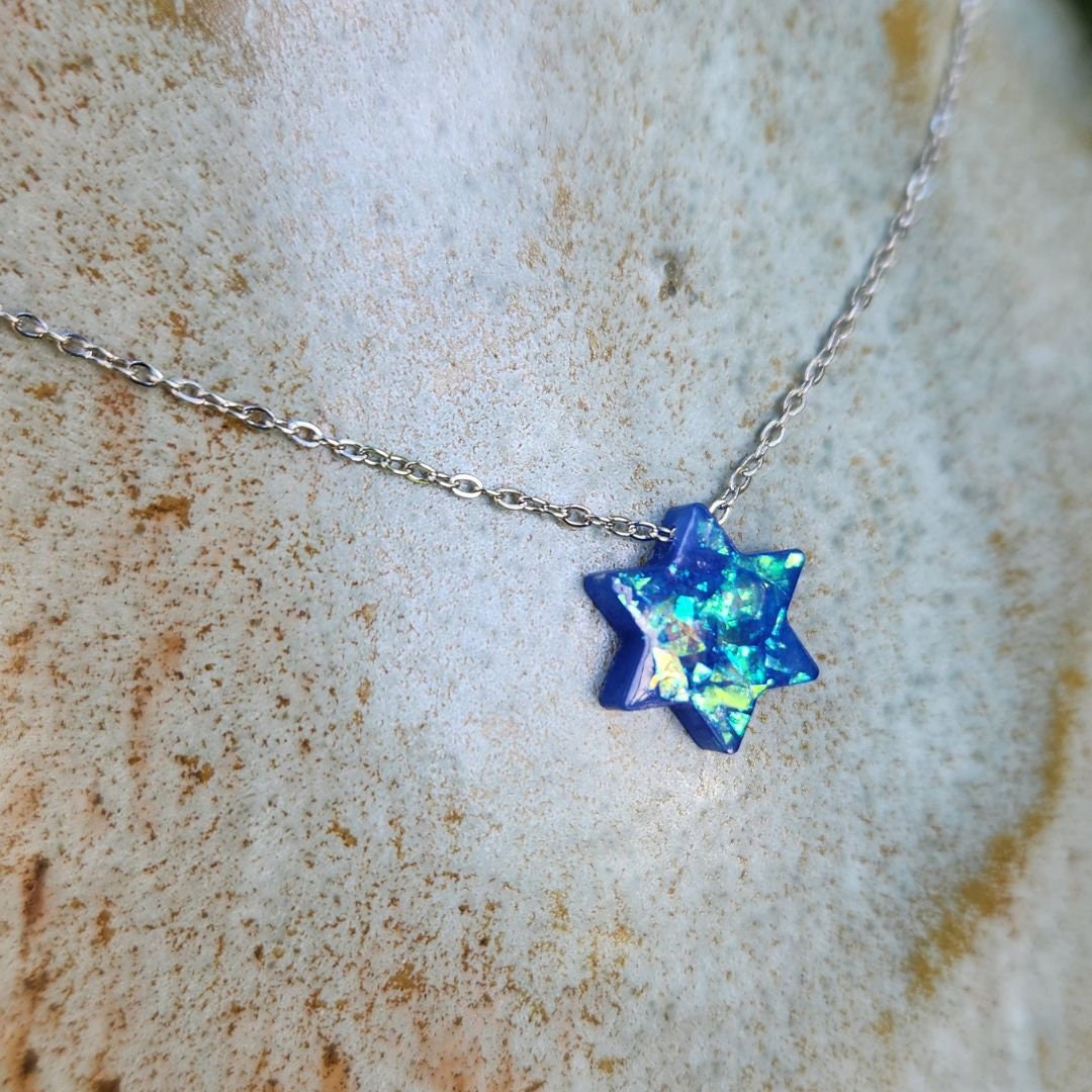 Jewish Necklace Jewish Star Necklace