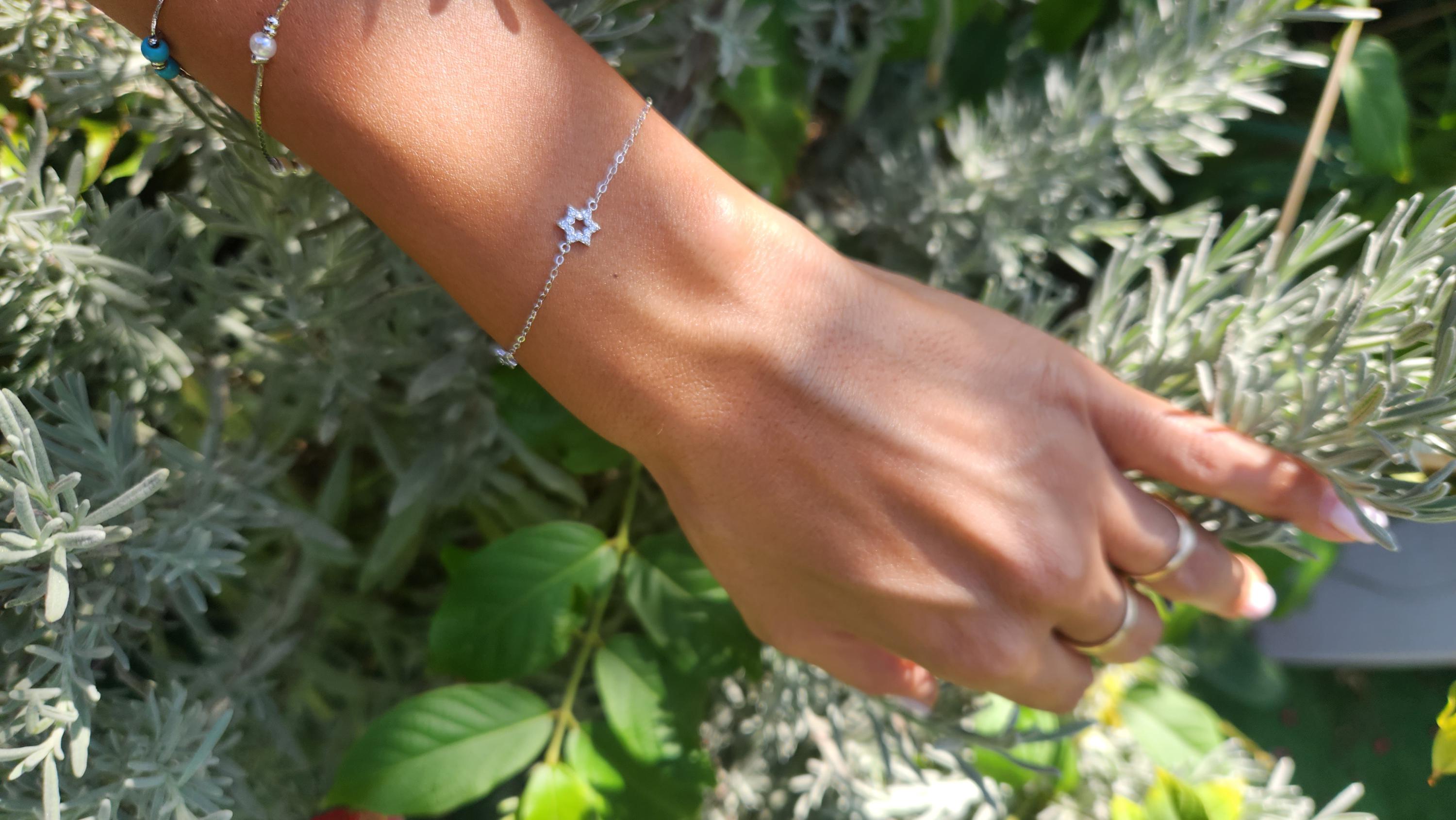 Magen David Bracelet 925 Sterling Silver Bracelet