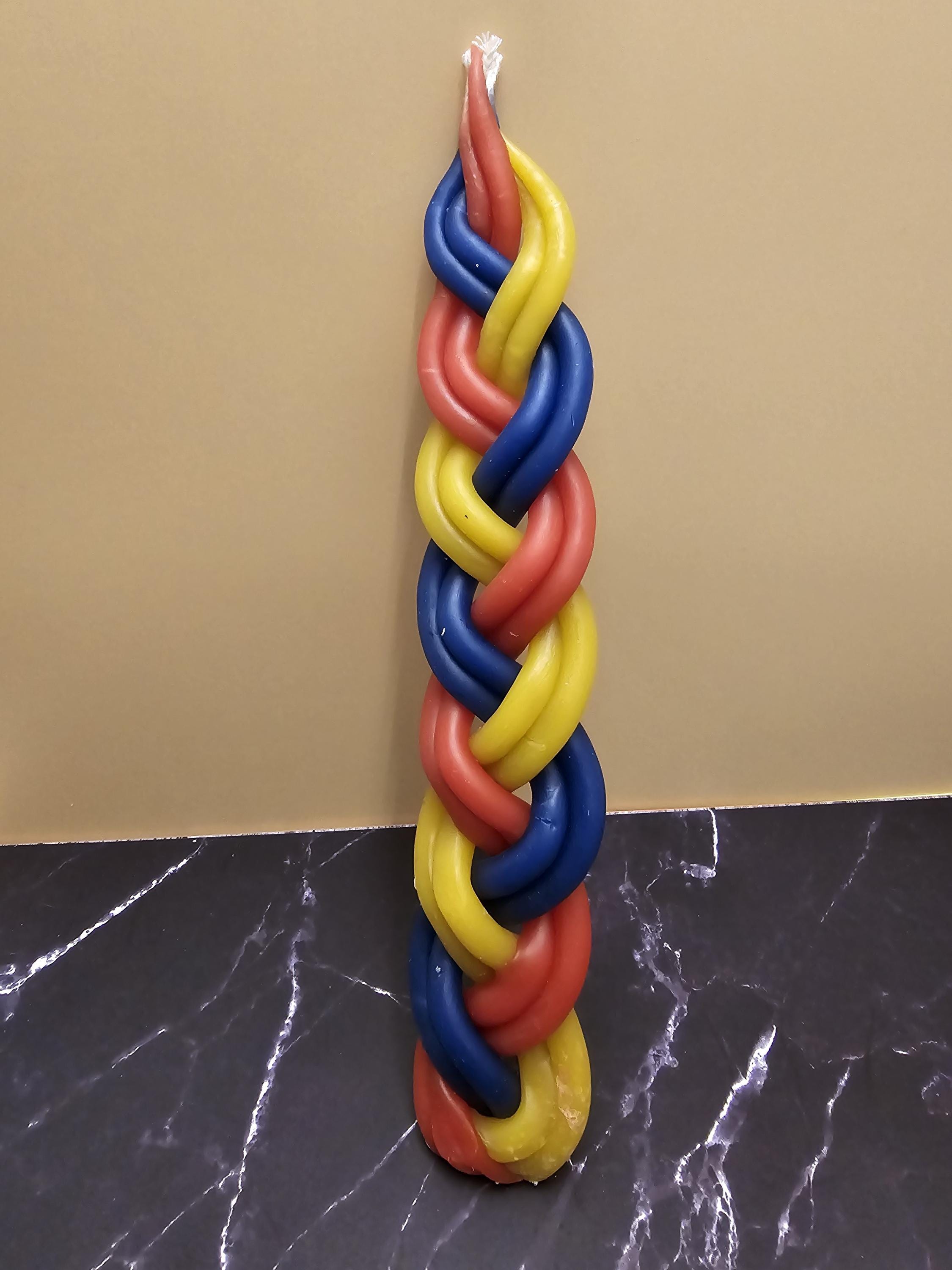 ערכת נרות שבת הבדלה לגביע שבת קידוש שבת שלום ברכת יודאיקה מתנה יהודית ישראל אומנות פמוט הבדלה