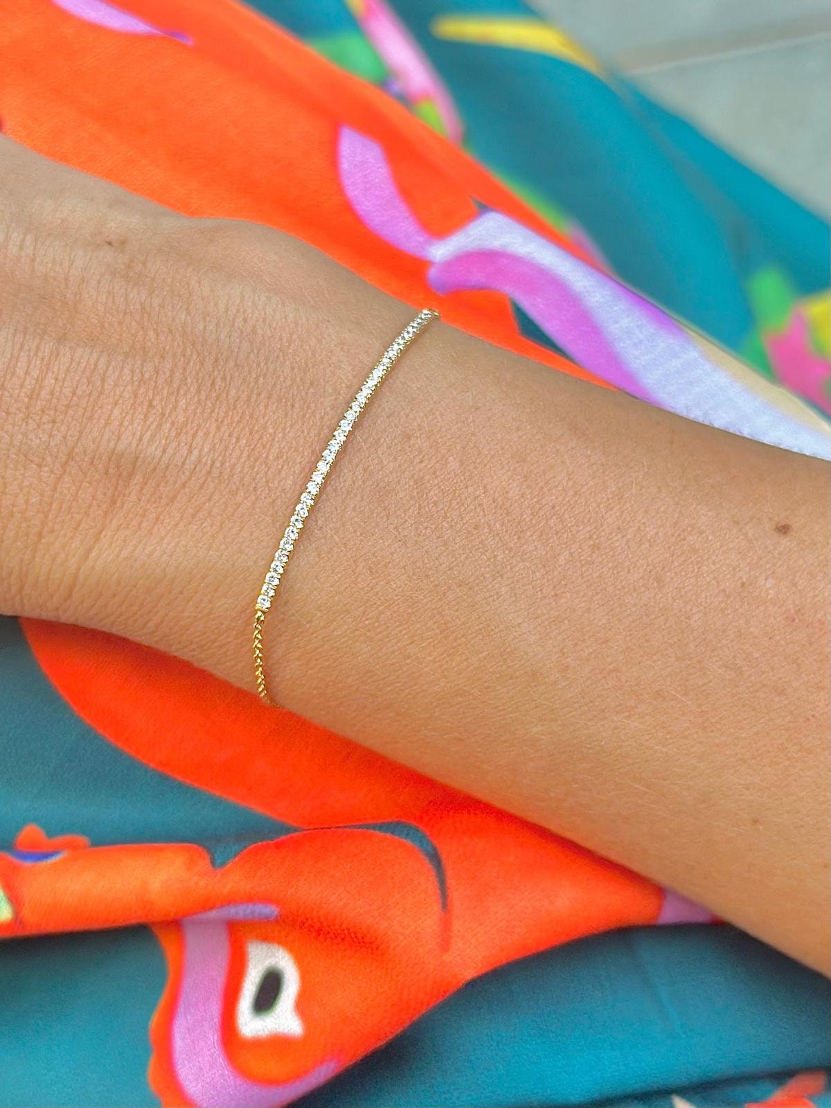 Lab-Grown Diamond Bracelet 0.4 Carat Bracelet Lab Diamond