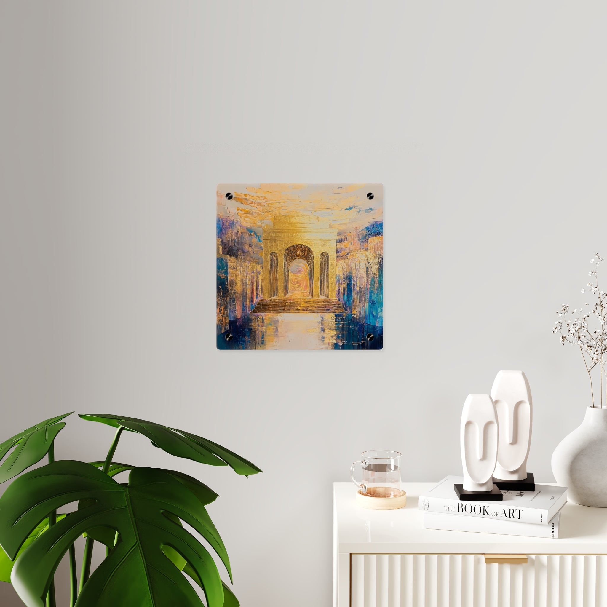 Israel Wall Art Jerusalem Beit HaMikdash Painting