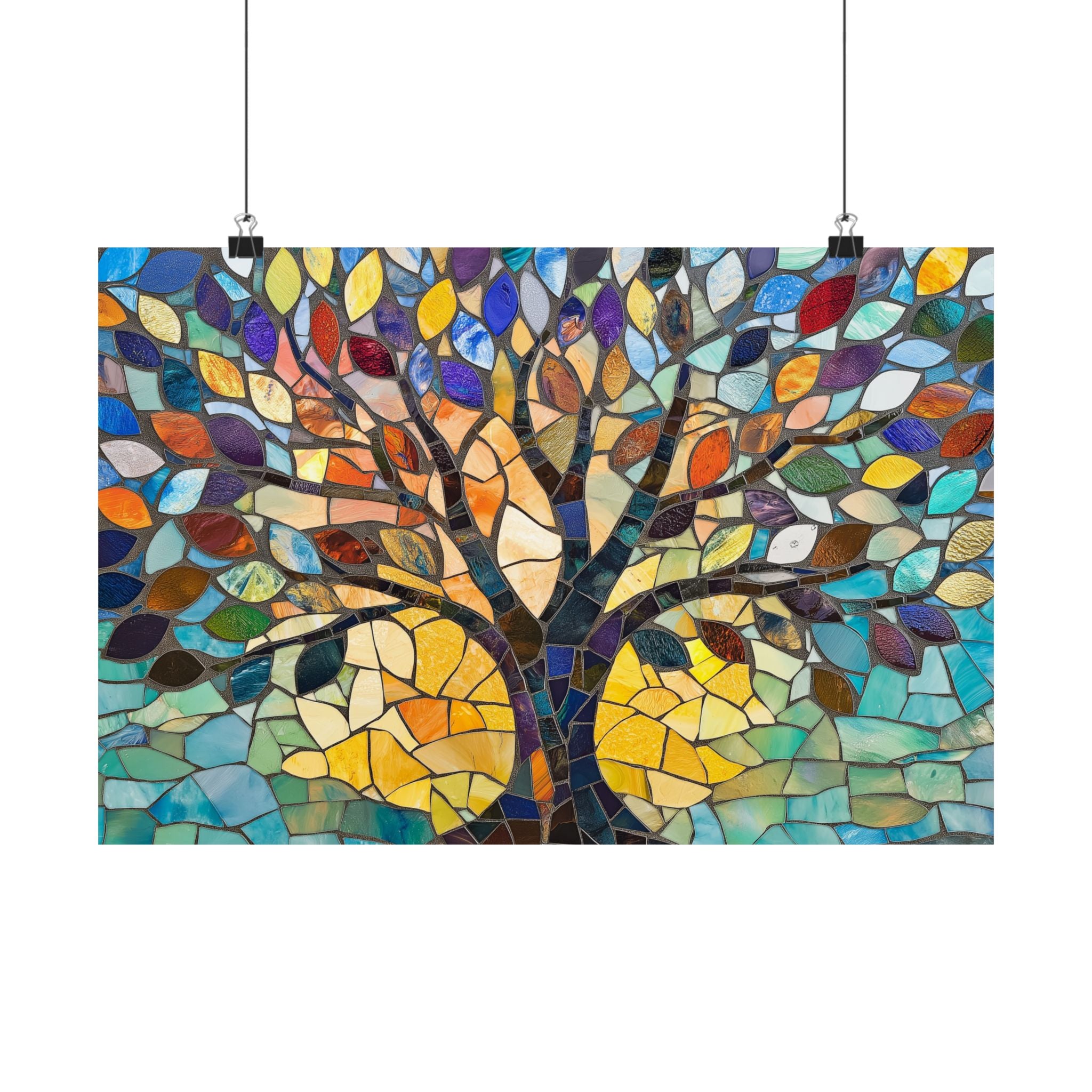 Tree Of Life Wall Art Print Judaica Poster Jewish Home Decor
