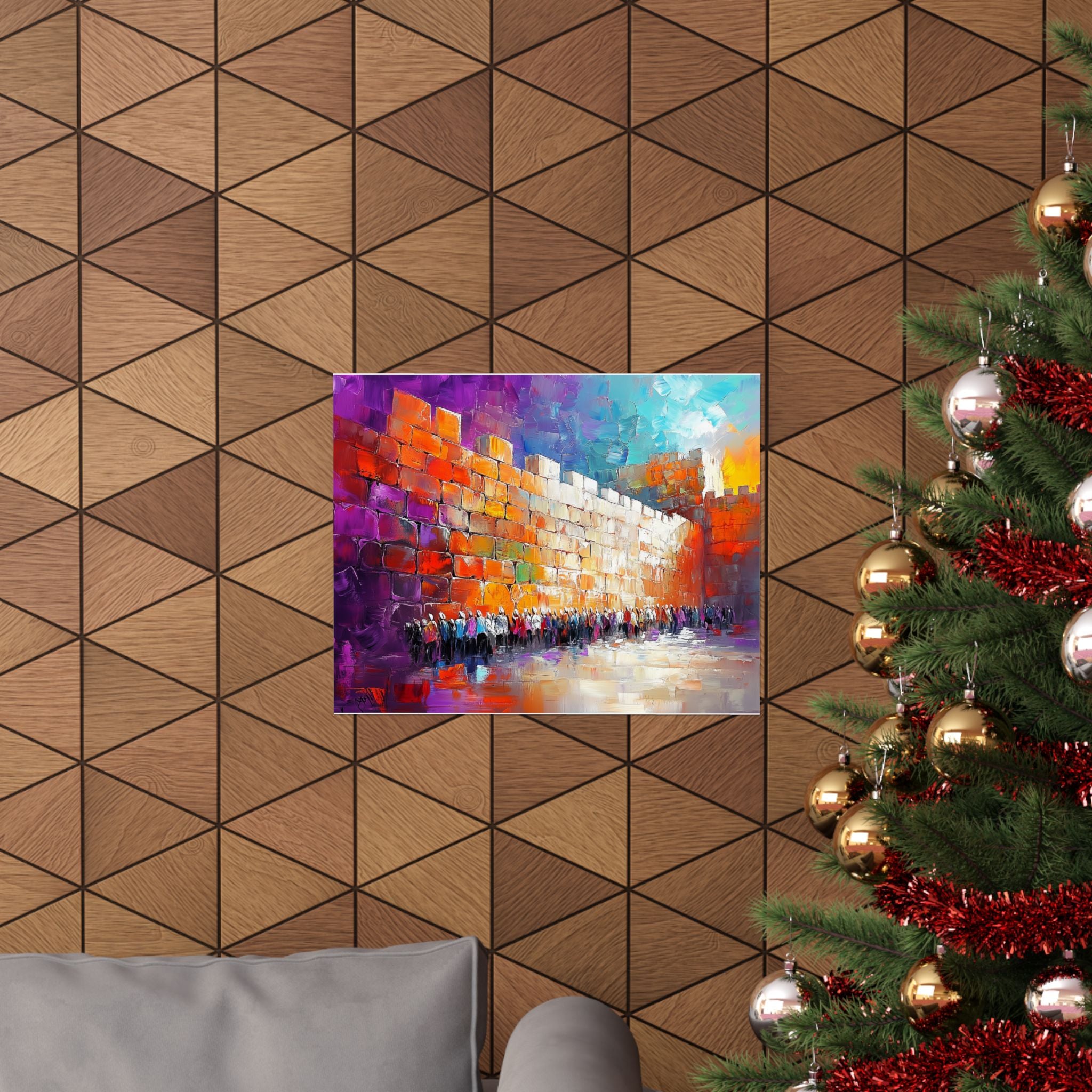 Western Wall Jerusalem Wall Art Print Kotel Painting