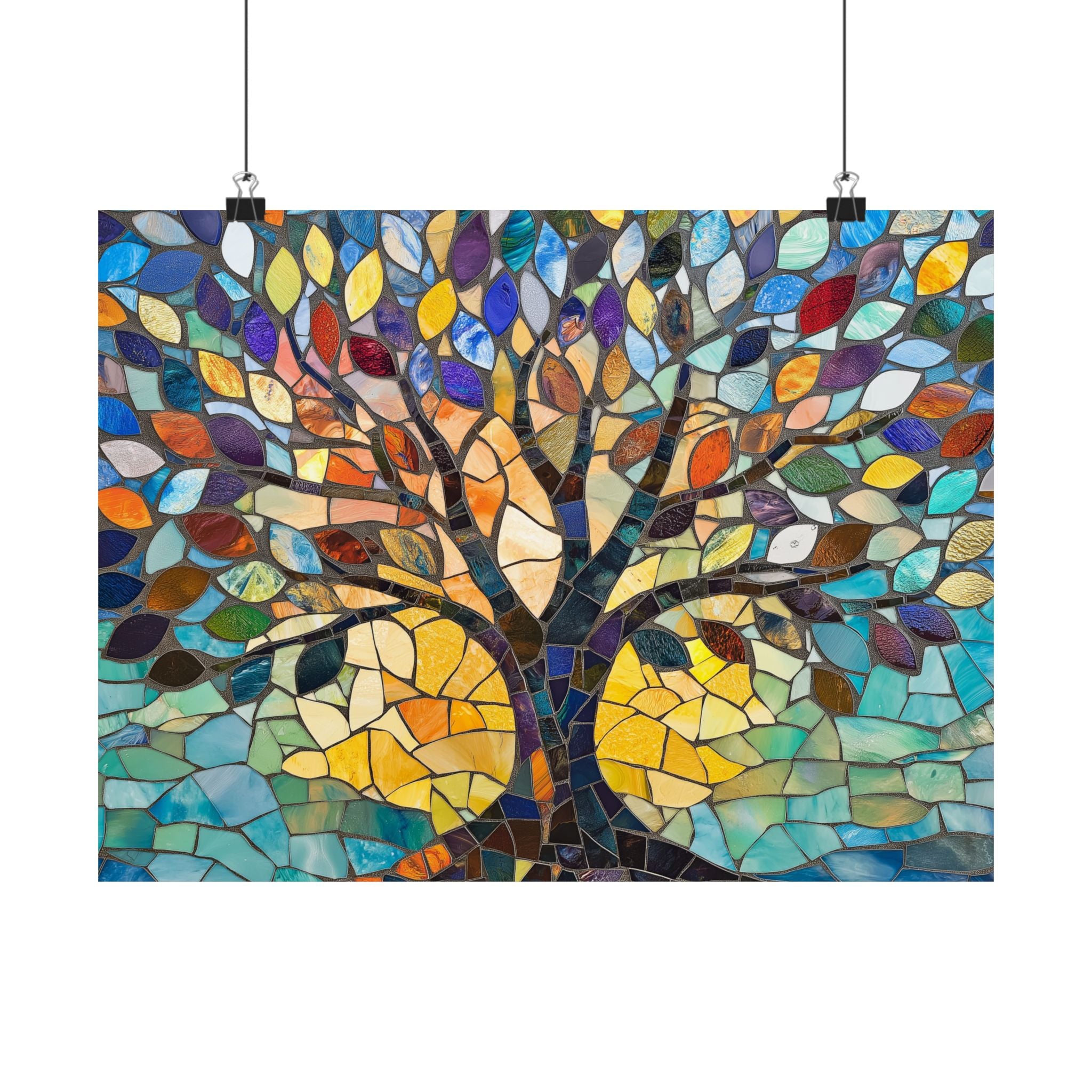 Tree Of Life Wall Art Print Judaica Poster Jewish Home Decor