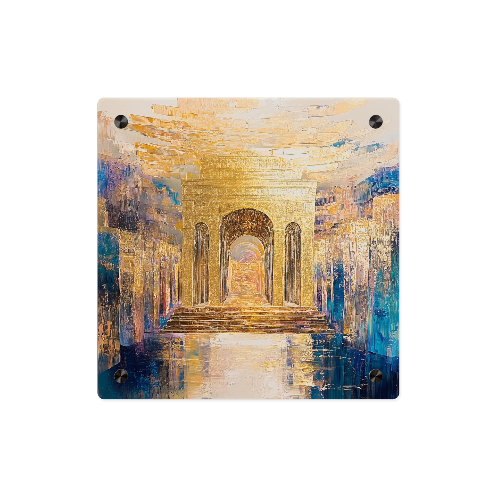 Israel Wall Art Jerusalem Beit HaMikdash Painting