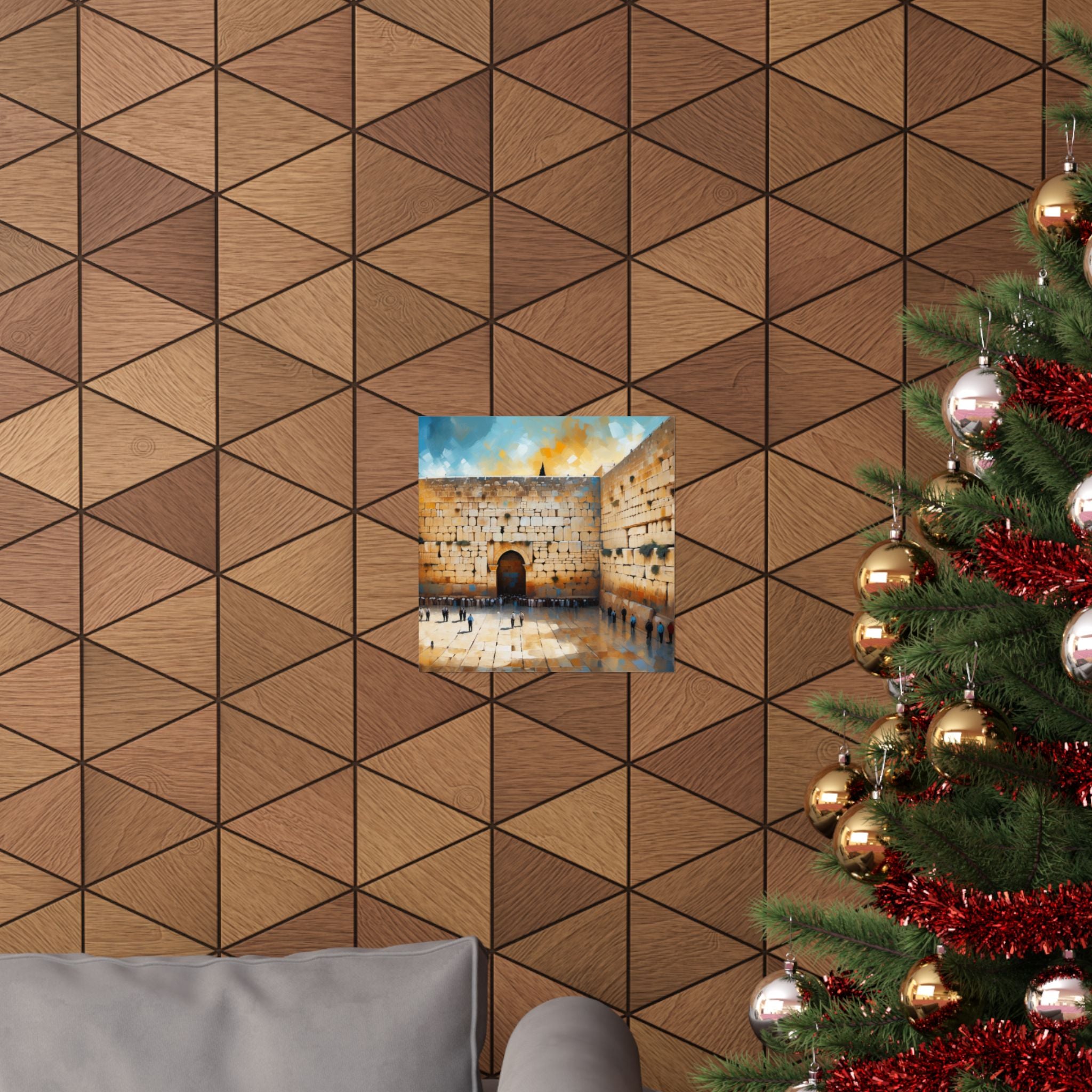 Kotel Oil Painting Print Poster The Western Wall Matte Vertical Posters