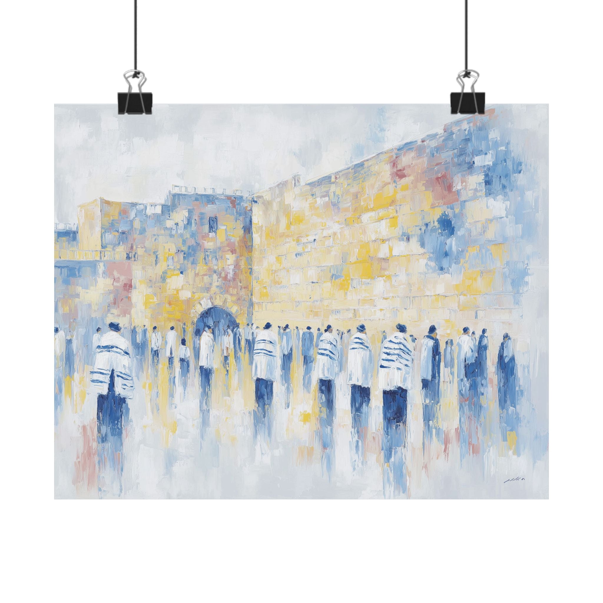 Western Wall Judaica Wall Art Canvas Painting