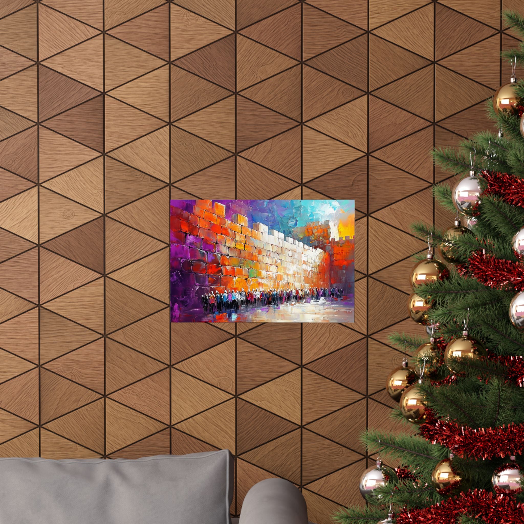 Western Wall Jerusalem Wall Art Print Kotel Painting