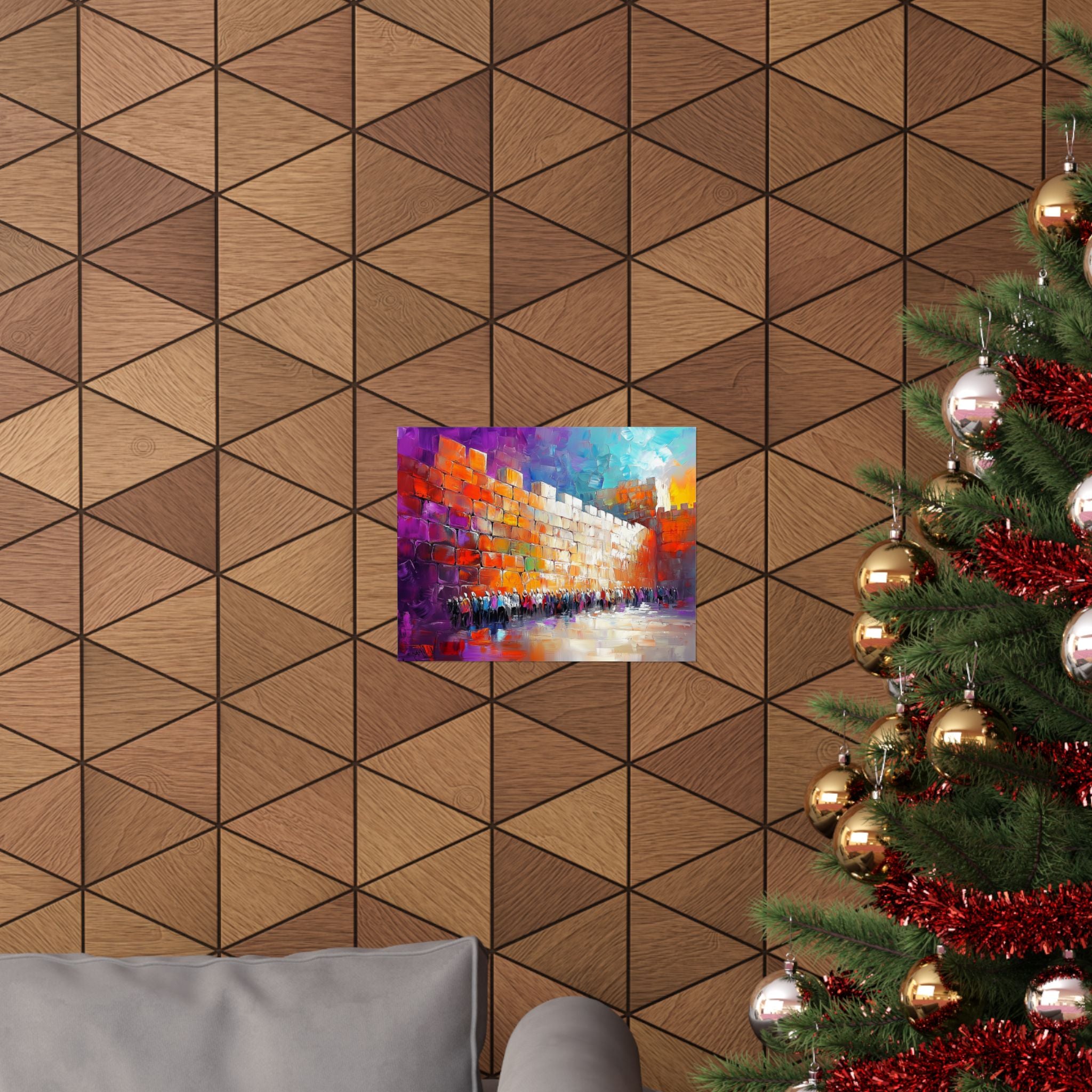 Western Wall Jerusalem Wall Art Print Kotel Painting