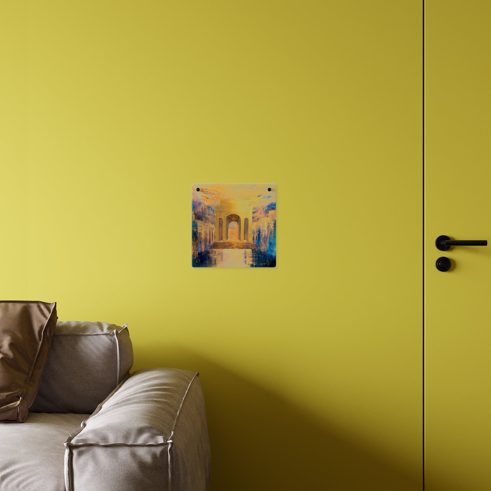 Israel Wall Art Jerusalem Beit HaMikdash Painting