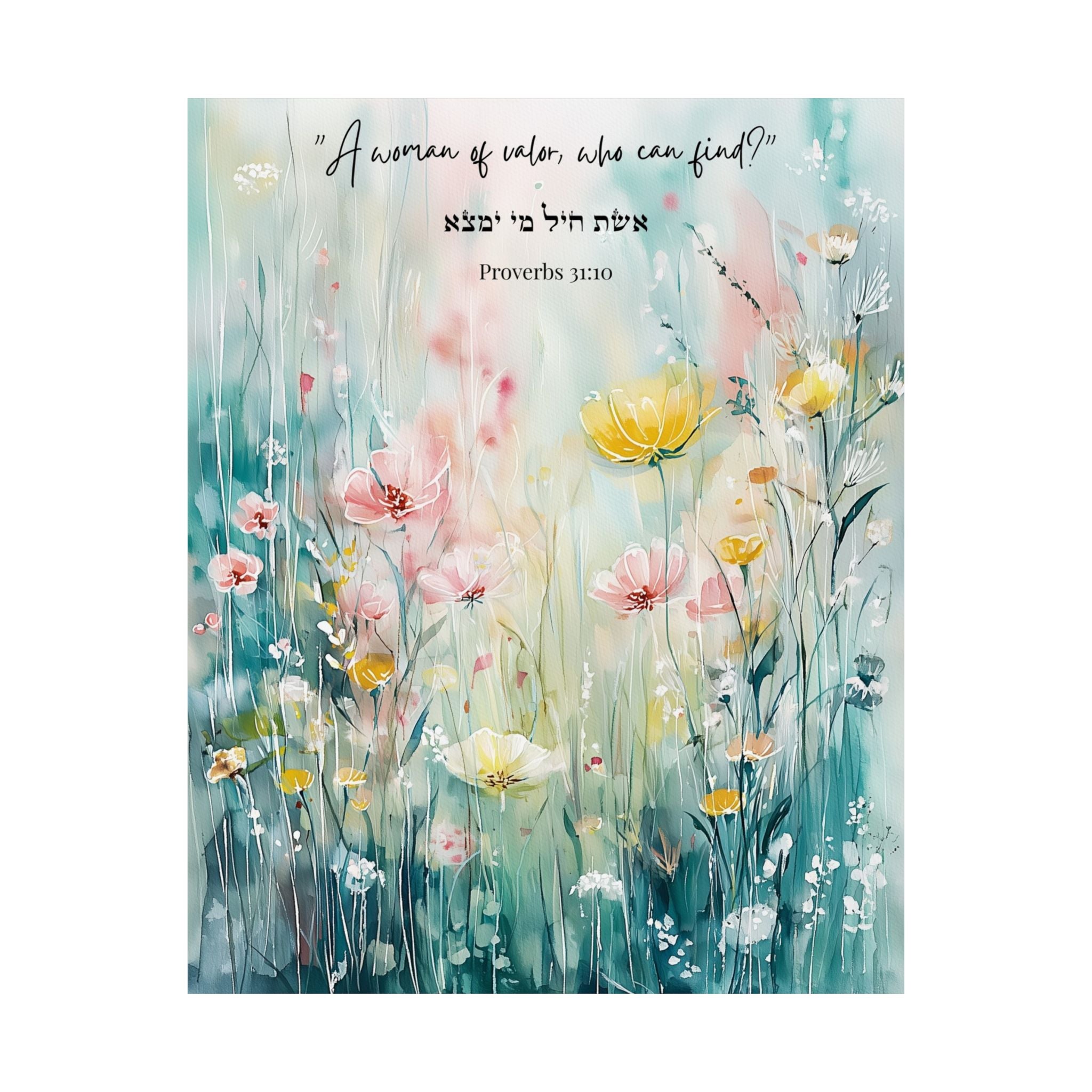 Faith Over Fear Jewish Poster Walk In Peace Let There Be Light Courage