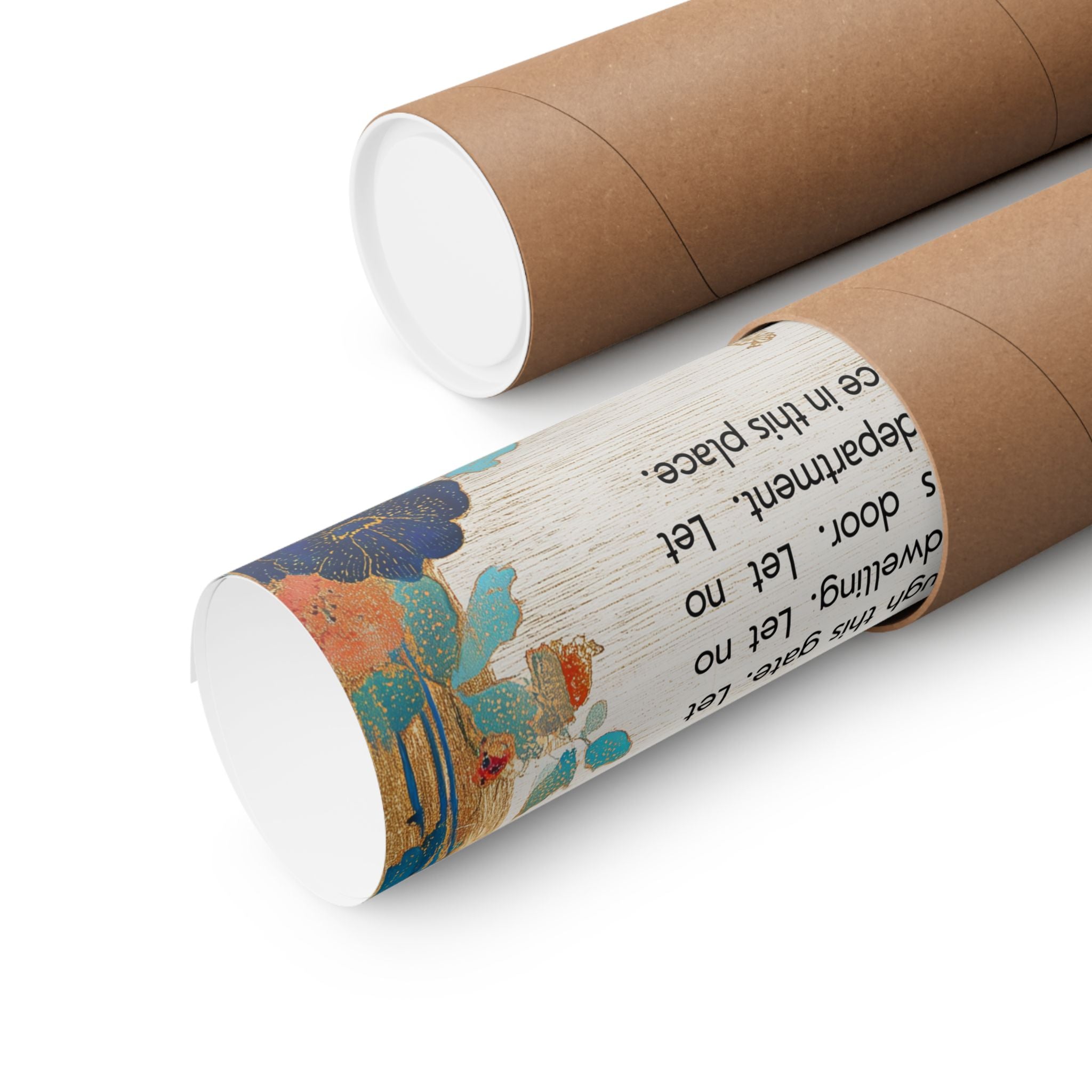 Birkat Habayit Wildflower Poster Hebrew English