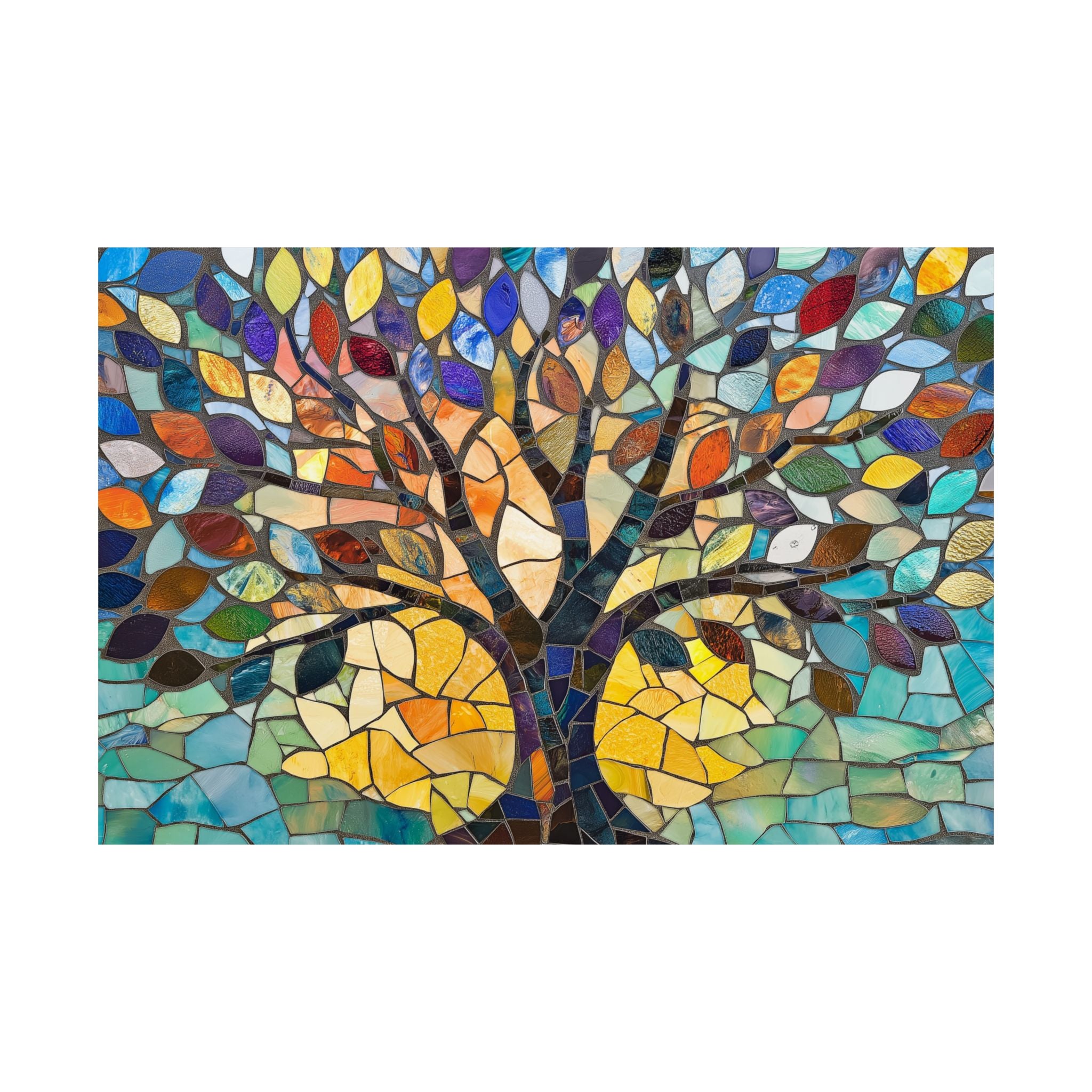 Tree Of Life Wall Art Print Judaica Poster Jewish Home Decor
