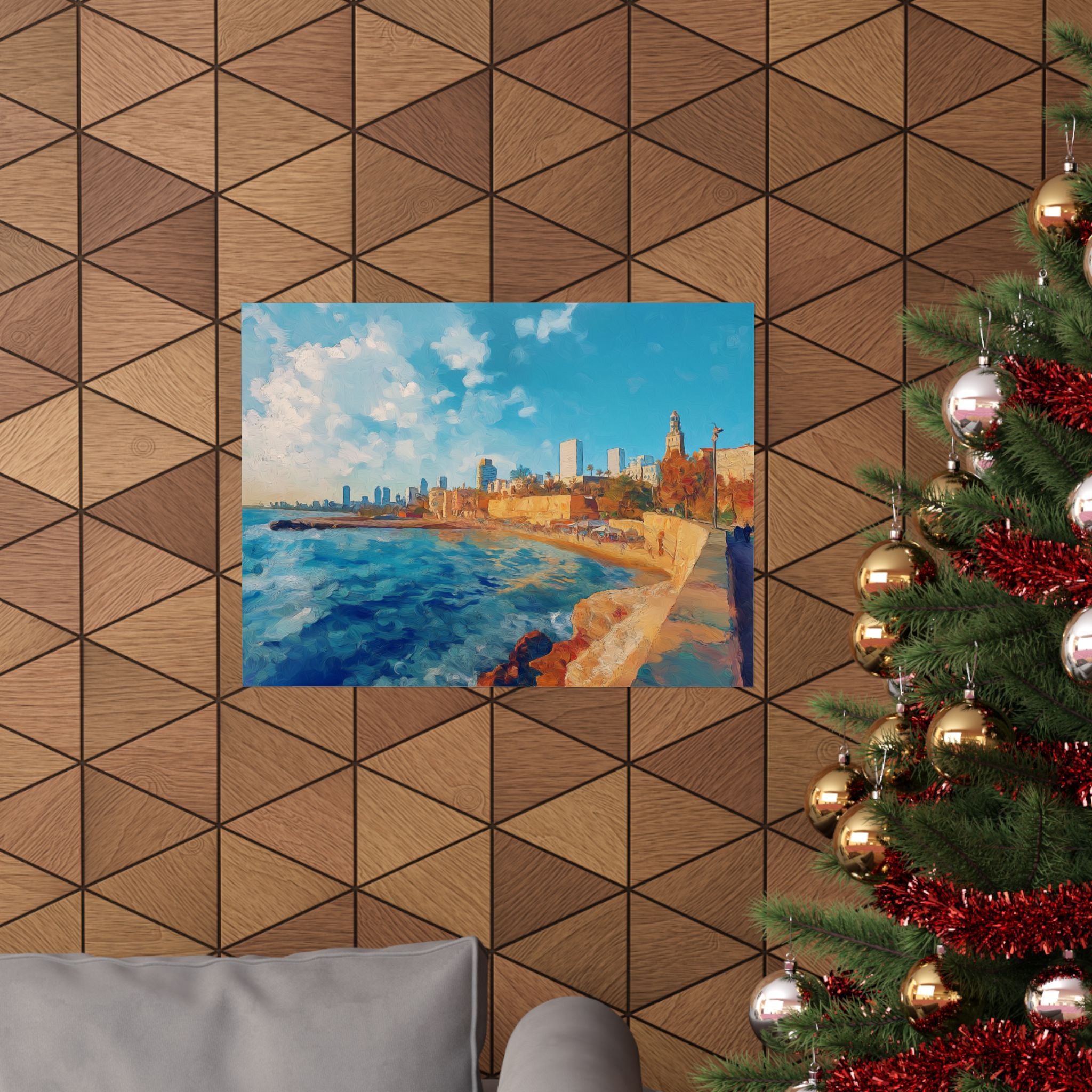 Judaica Wall Art Decor Tel Aviv Jaffa Wall Art Print