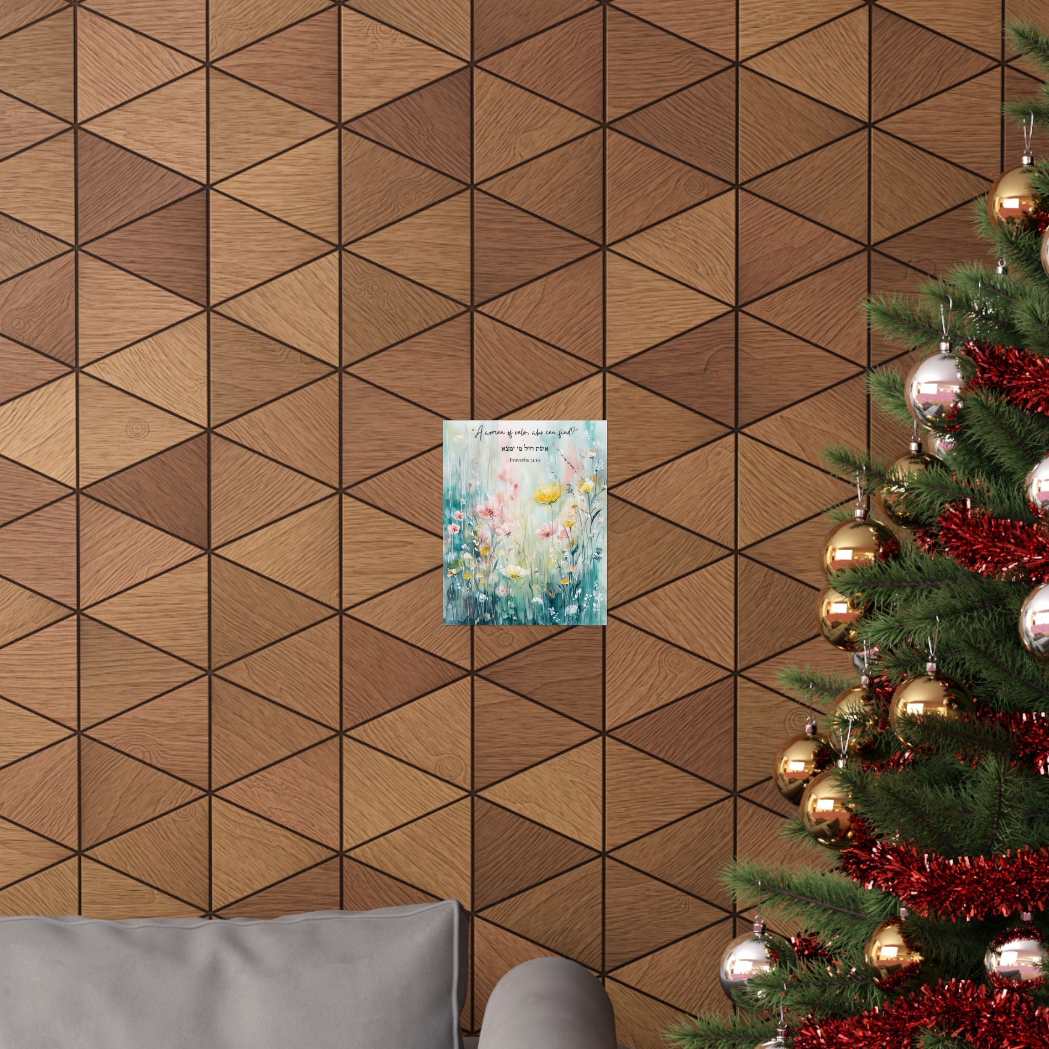 Faith Over Fear Jewish Poster Walk In Peace Let There Be Light Courage