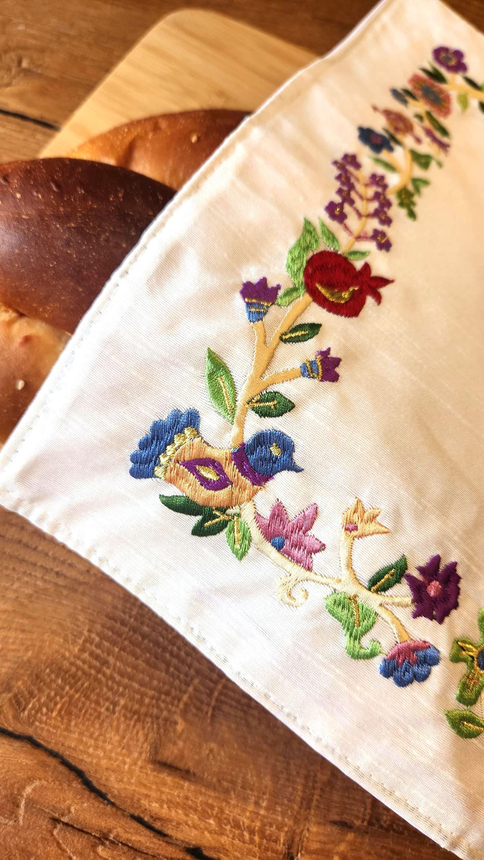 Shabbat Set Challah Board Challah Cover Hafrashas Challah Set for Shabbat Shalom Challah Knife Judaica Gift Jewish Gift for Her Israeli Art