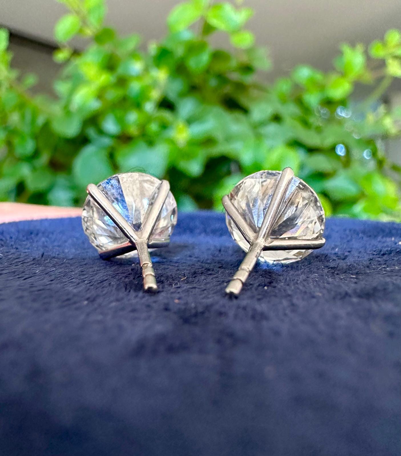 Lab Grown Diamonds Earrings 2 Carat Lab Diamond